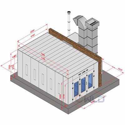 Bwth Chwistrellu Paent Personol Ar Werth Yng Ngwlad Pwyl