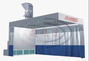 Paratoi Ystafell Sanding Booth Paint Oven Pwyleg Ceir Cyfanswm yr Orsaf