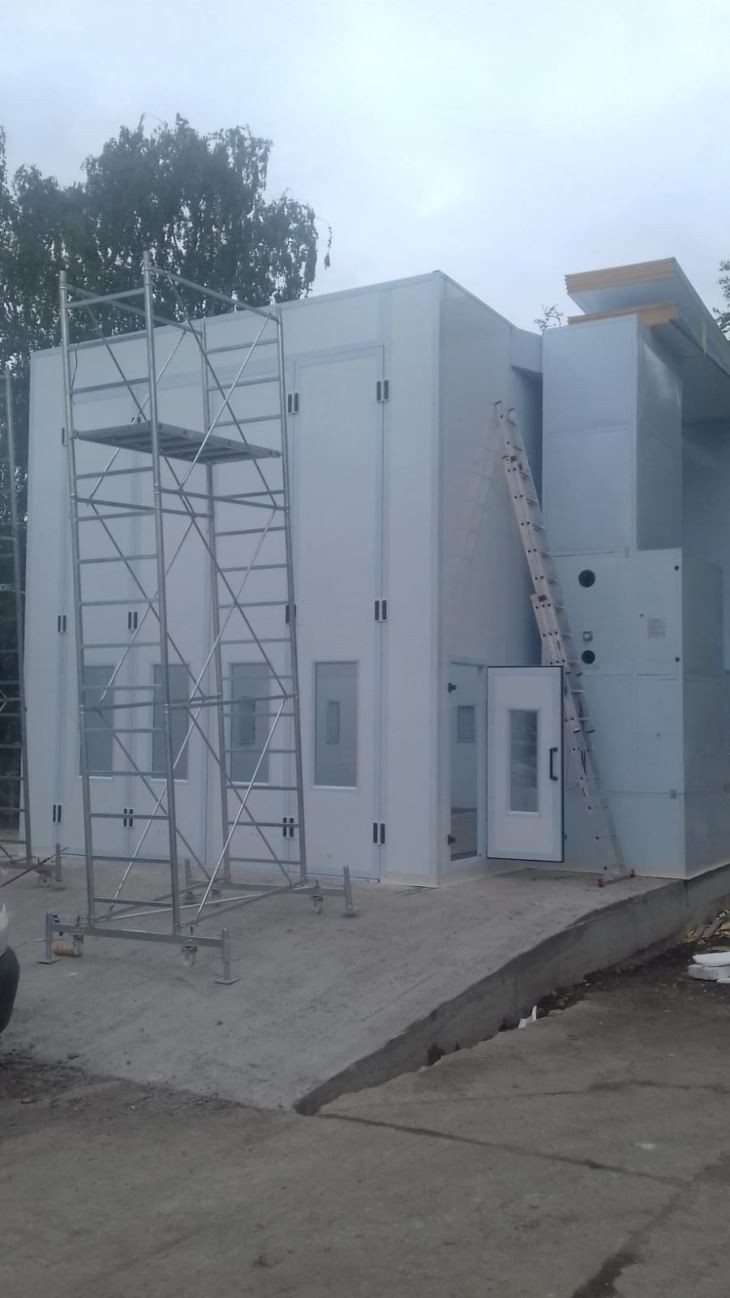 10M Army Spray Booth In Romania