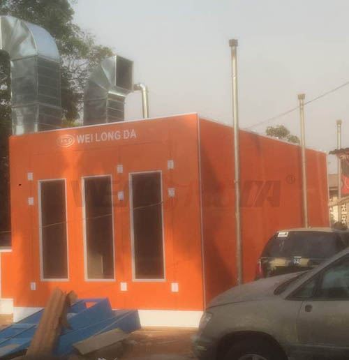 Ffwrn Bwth Chwistrellu Car wedi'i Gosod yn Nigeria